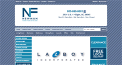 Desktop Screenshot of newmanfurnitureofelgin.com